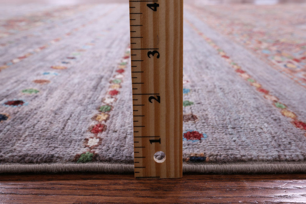 6' 10" X 9' 9" Khorjin Super Kazak Handmade Wool Rug Q9886