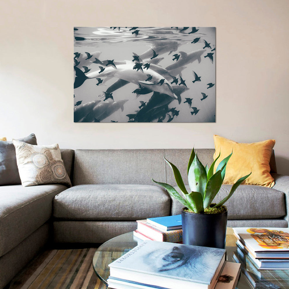 "Found Out" by Evgenij Soloviev, Canvas Print, 40"x26"