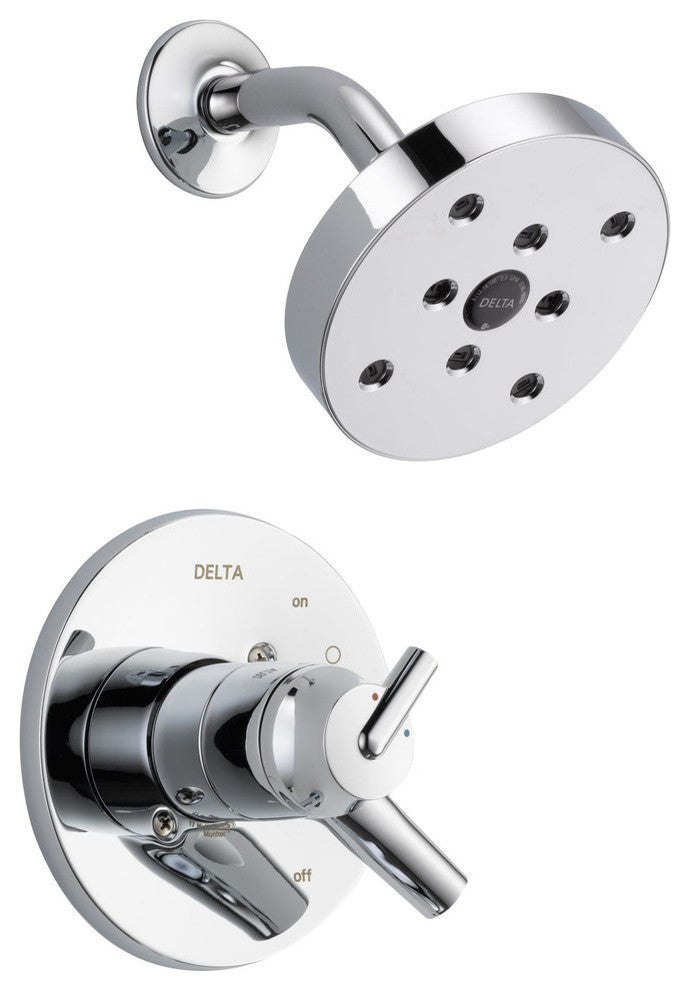 Delta Trinsic Monitor 17 Series H2Okinetic Shower Trim, Chrome, T17259