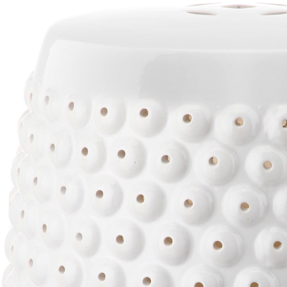 Safavieh Stella Garden Stool, White