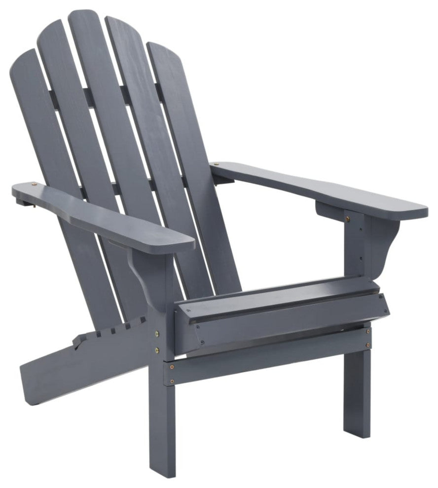 Vidaxl Garden Chair Wood Gray