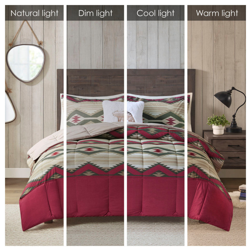 Woolrich Emmet Creek Down Alternative Comforter Set With Throw Pillow