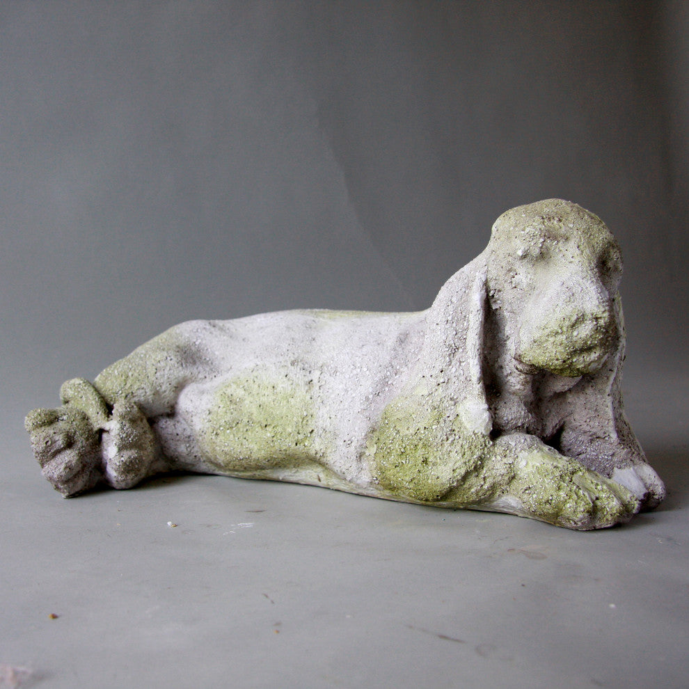Basset Hound Garden Statue