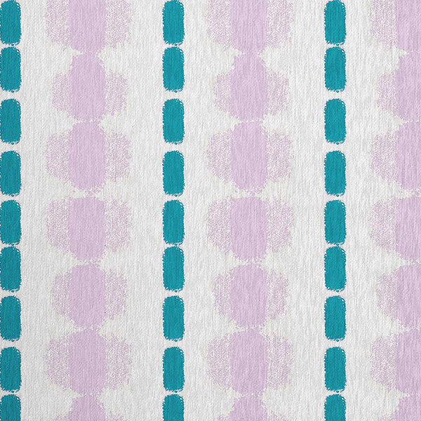 Watercolor Stripe Spring Chenille Rug, Purple-Blue, 5'x7'