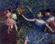 Edgar Degas Dancer and Tambourine, 20"x25" Gallery Wrapped Canvas Print