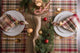 DII Give Thanks Plaid Tablecloth 70 Round