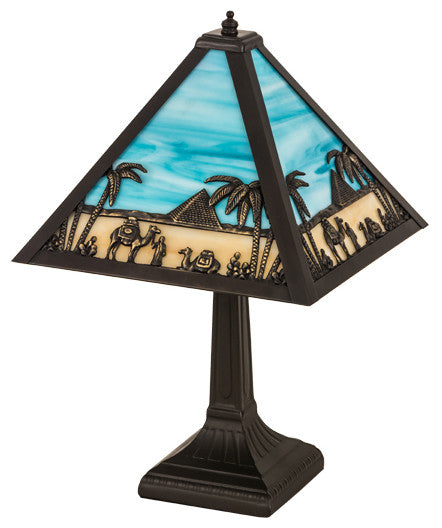 16H Camel Mission Table Lamp