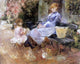 Berthe Morisot A Fable - 20" x 25" Premium Canvas Print