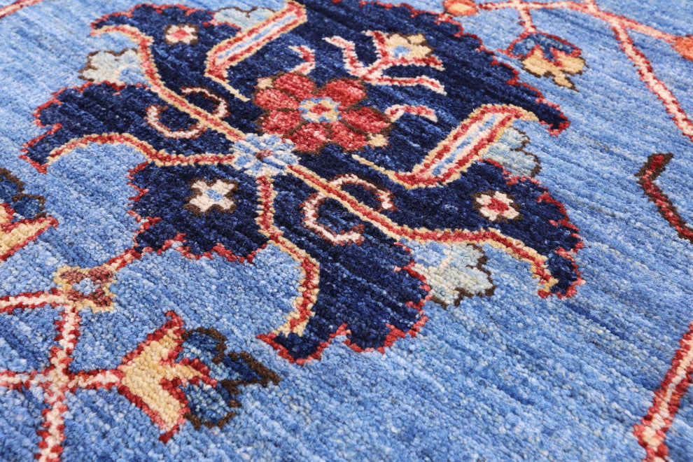 Persian Fine Serapi Handmade Wool Rug 5' 0" X 6' 9" - Q12869