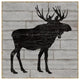 "Lake Lodge I Grey no Words" Digital Paper Print by Sue Schlabach, 42"x42"
