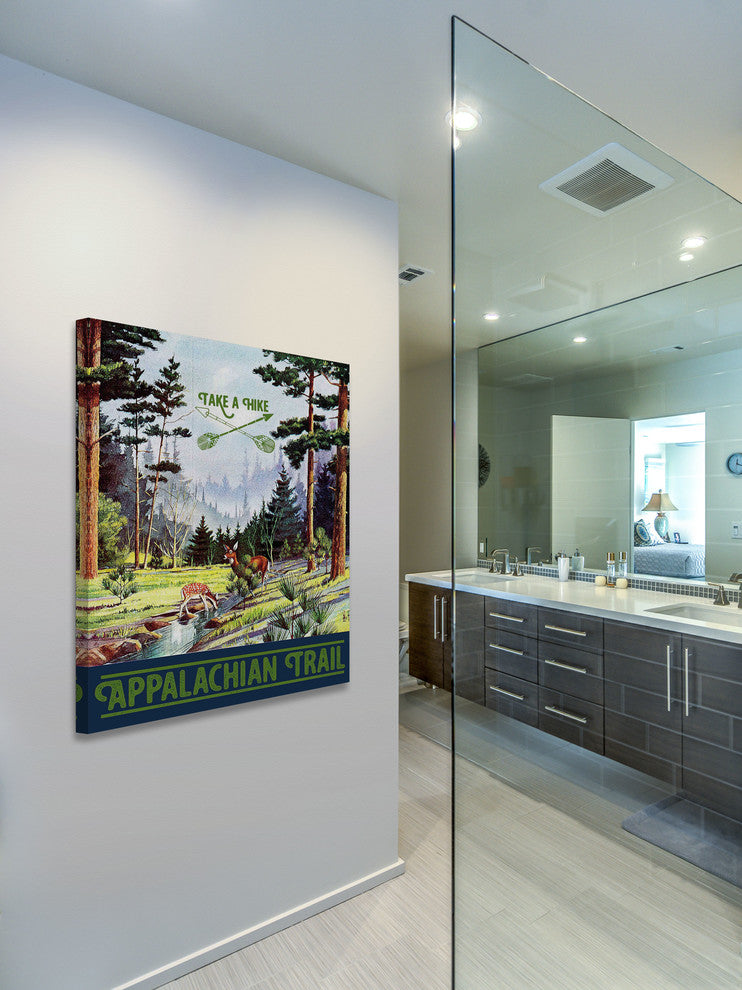 "Appalachian Trail" Painting Print on Wrapped Canvas