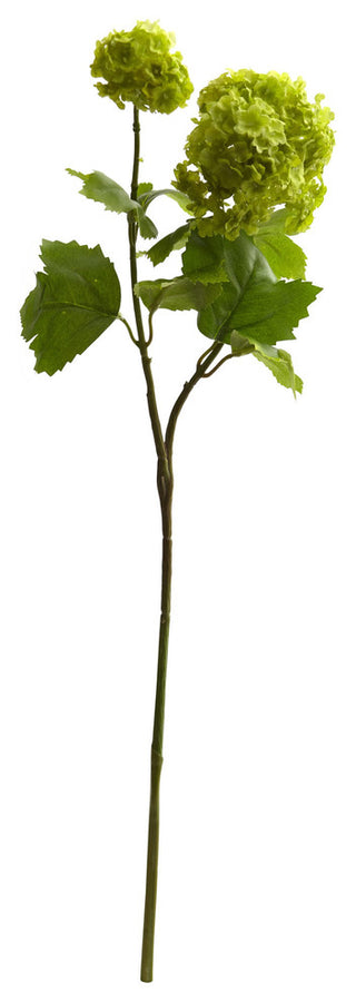 18" Snowball Hydrangea Artificial Flower, Set of 6