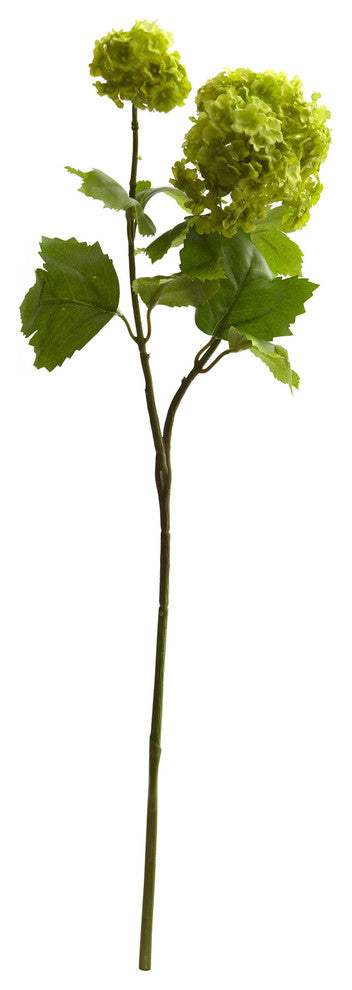 18" Snowball Hydrangea Artificial Flower, Set of 6