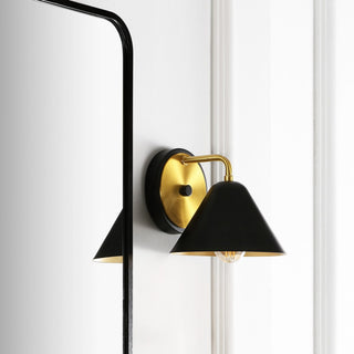 Safavieh Jynn Wall Sconce Black/Satin Brass