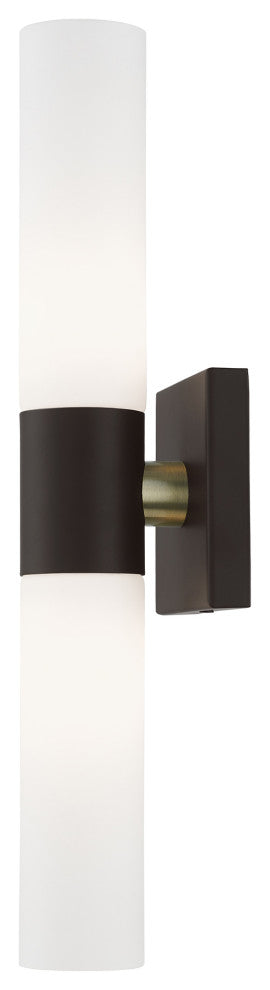 Livex Lighting Bronze ADA 2-Light Vanity Sconce