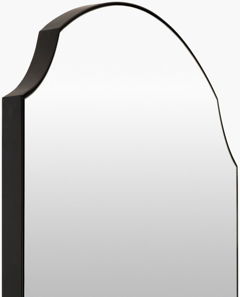 Galey Alix x Livabliss Landon GALA-1001 Accent Mirror, Black, 36"H x 29"W x 1"D