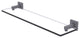 Montero 22" Glass Vanity Shelf, Beveled Edges, Matte Gray