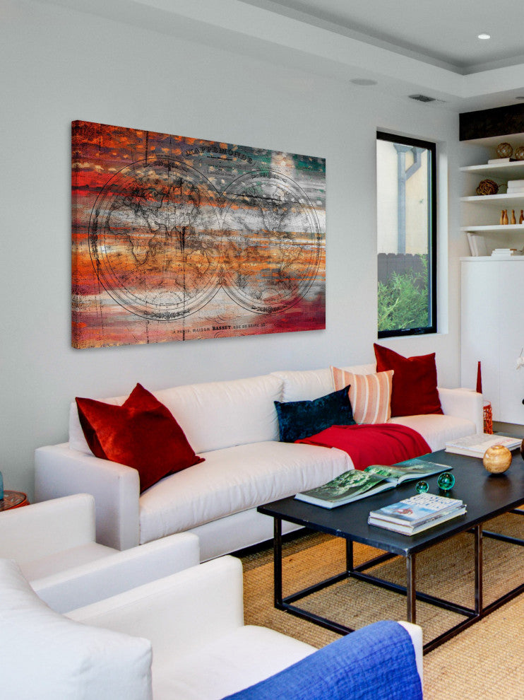"Old World Red" Fine Art Canvas Print, 60"x40"