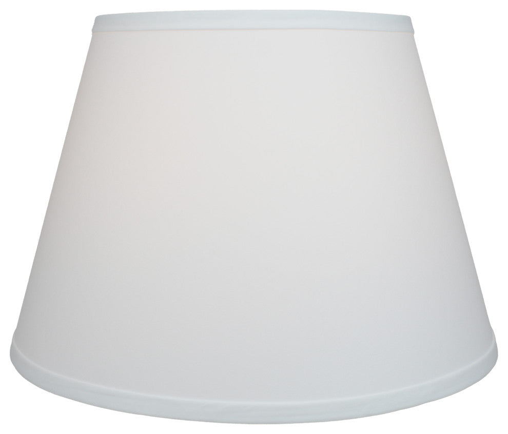 Fenchel Shades 10"x16"x11" Spider Attachment Empire Lamp Shade, Linen White