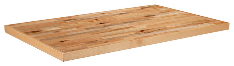 30" x 48" Rectangle Butcher Block Style Table Top
