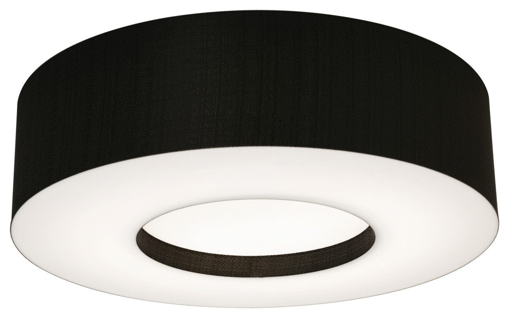 Montclair 19'' Fixture Light, Black, Flush Mount