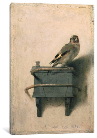 The Goldfinch, 1654  by Carel Fabritius