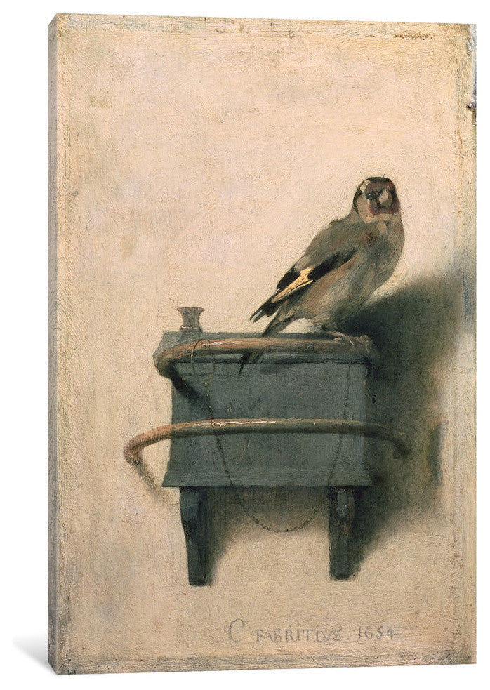 The Goldfinch, 1654  by Carel Fabritius