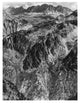 "North Palisades from Windy Point, Kings River Canyon, 1936" Paper Art, 14"x18"