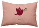 Noel Bird Decorative Throw Pillow, Pink, 14"x20"