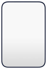 Ajax 24x36 Blue Rectangular Metal Frame With Round Corner