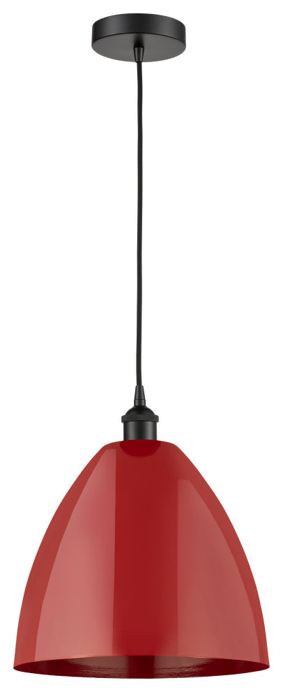 Innovations 616-1P-BK-MBD-12-RD 1-Light Mini Pendant, Matte Black