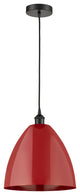 Innovations 616-1P-BK-MBD-12-RD 1-Light Mini Pendant, Matte Black