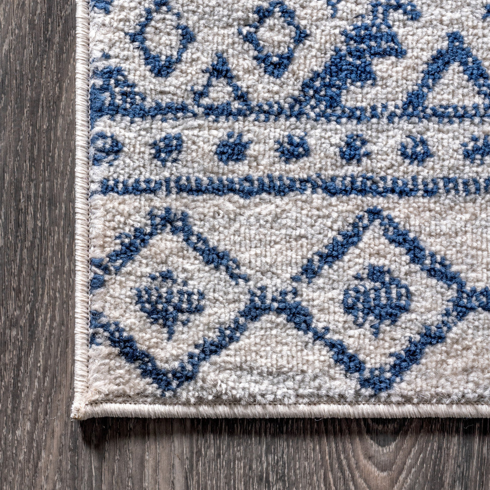 Moroccan HYPE Boho Vintage Tribal Area Rug, 2 X 8