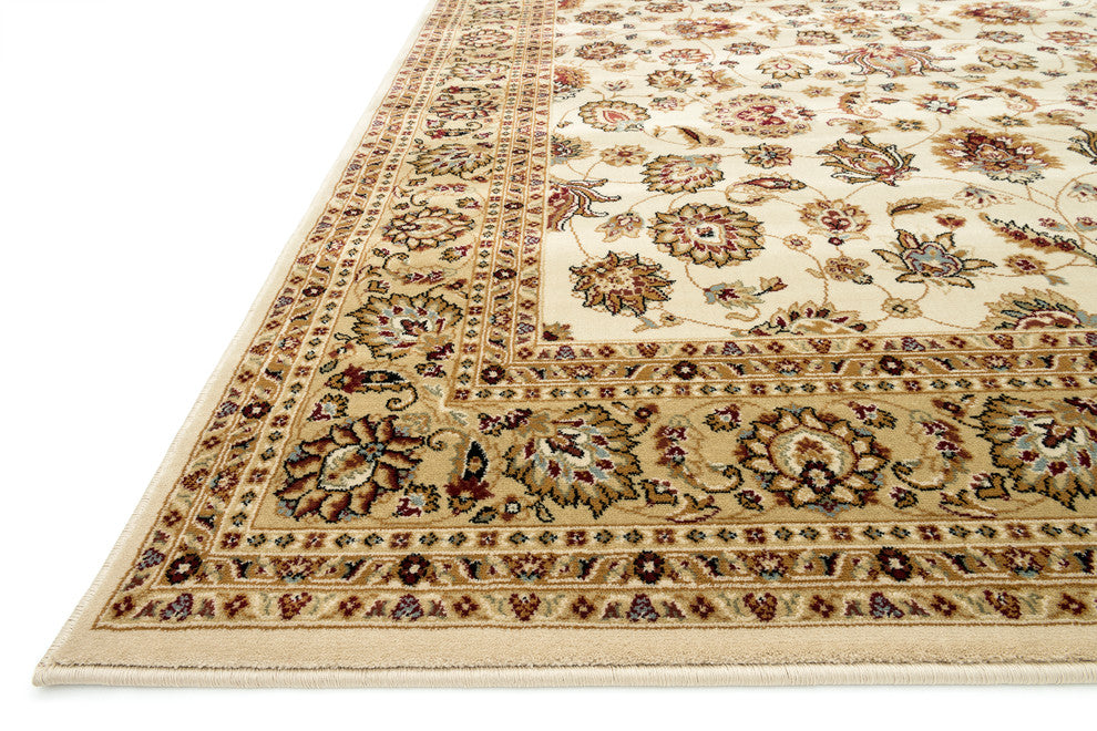 Welbourne WL-04 Ivory-Beige Area Rug, 3'10"x5'7"