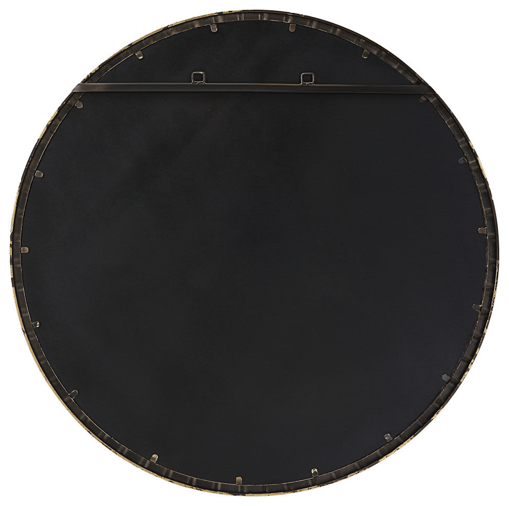 Uttermost Dandridge Gold Round Mirror
