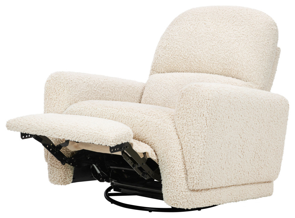 Rainbow Recliner and Swivel Glider, Teddy Loop, Almond Teddy Loop