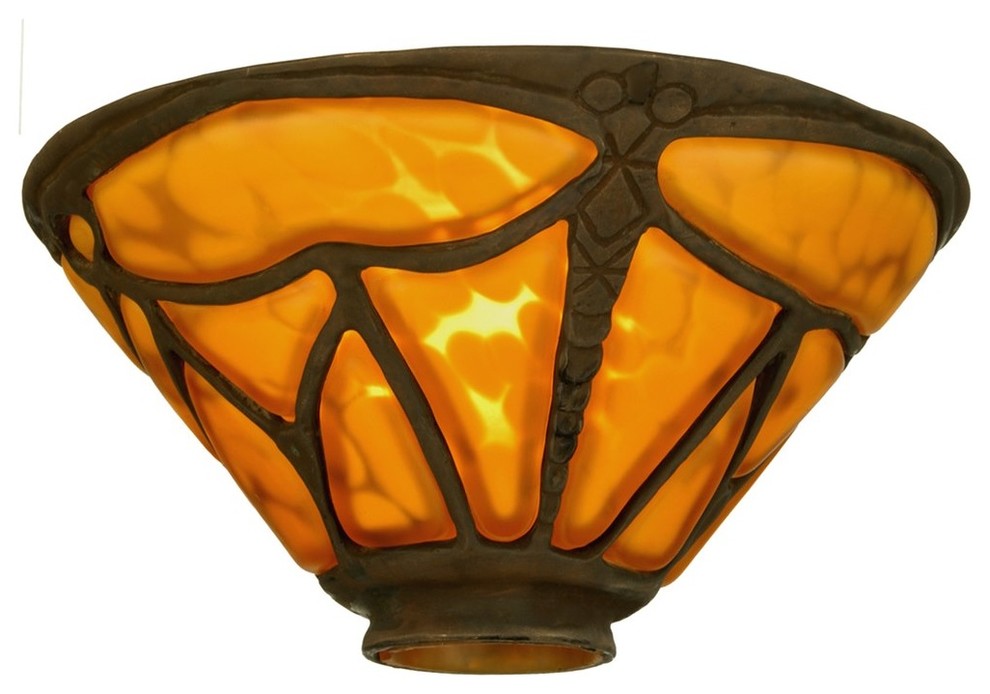 Meyda lighting  21252 7.5"W Castle Dragonfly Shade