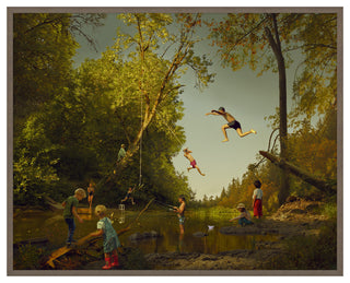 Down by the River Fine Art Print, Walnut, 20"x25"