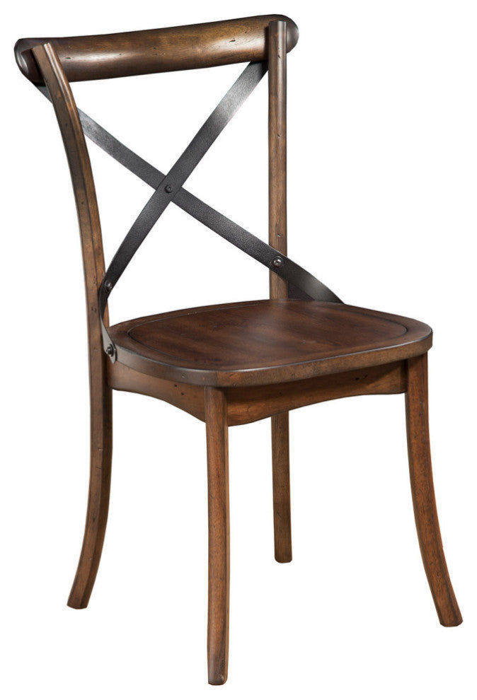 Arendal Set of 2 Side Chairs, Burnished Dark Oak