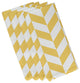 Zigzag Jag Geometric Print Napkin, Lemon, Set of 4