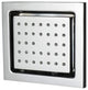 Jesi LED 20*40" Digital Rainfall Shower System and 3 Jetted Body Sprays, Chrome