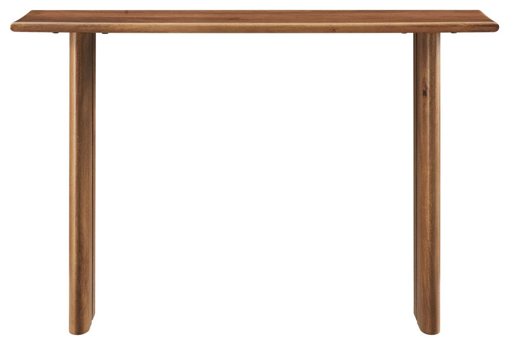 Amistad Wood Console Table - Walnut