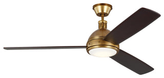 Hicks 60" LED Ceiling Fan Hand Rubbed Antique Brass