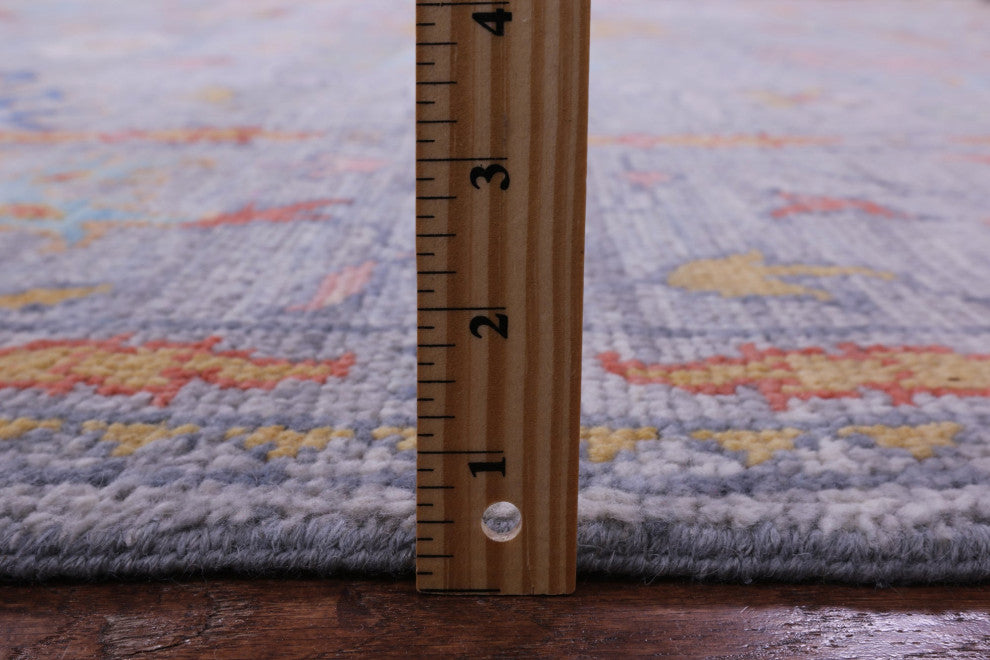 9' 3" X 12' 2" Hand Knotted Turkish Oushak Wool Rug - Q13391