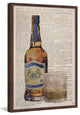 "Whiskey Poured" Framed Painting Print, 16"x24"