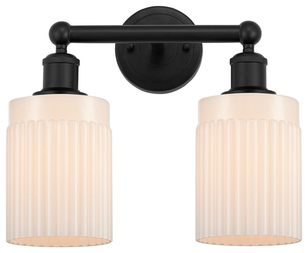 Innovations 616-2W-BK-G341 2 Light 13.5" Bath Vanity Light, Matte Black
