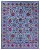 8' 0" X 10' 2" Persian Wool & Silk Hand Knotted Rug - Q15569