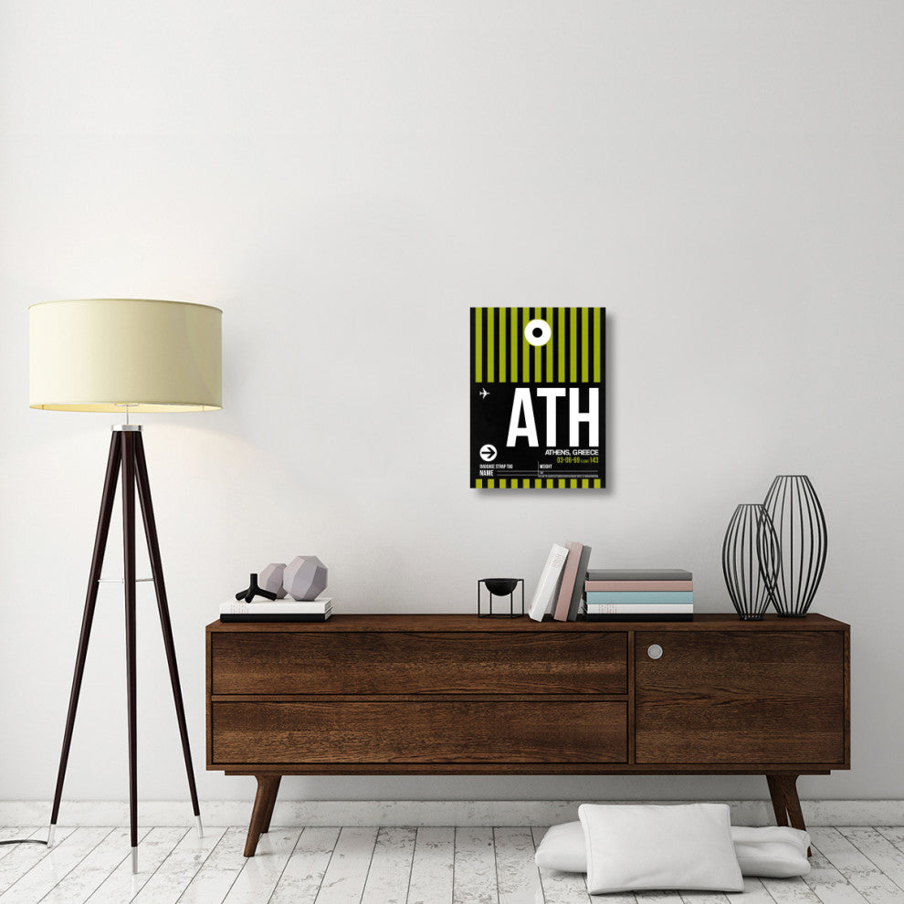 "ATH Athens Luggage Tag 2" Fine Art Print