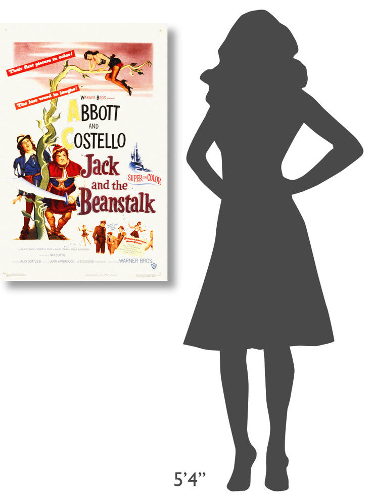 Abbott and Costello, Jack And The Beanstalk, 23x36