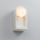 Arcade Wall Sconce, Gloss White